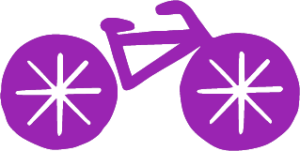 illustration vélo du festival itinérant à vélo Les Furtives